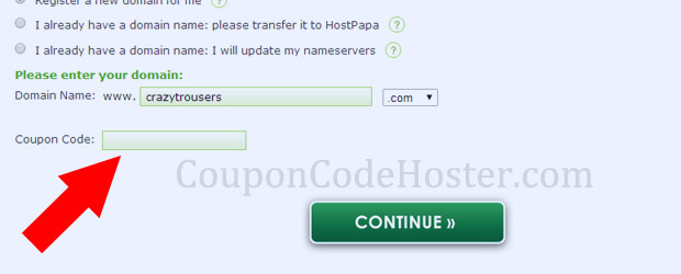 Hostpapa - how to use coupon codes