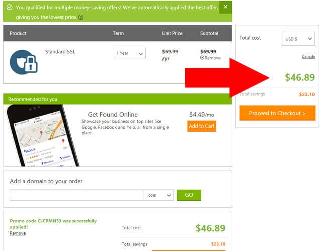 godaddy 33 off proof coupon code