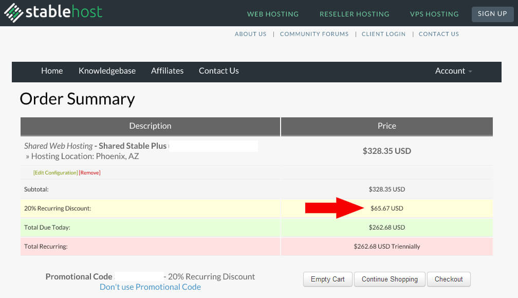 stablehost coupon 20 off recurring