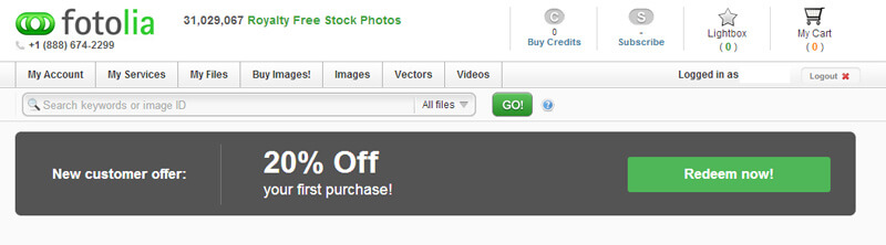 fotolia 20 percent off